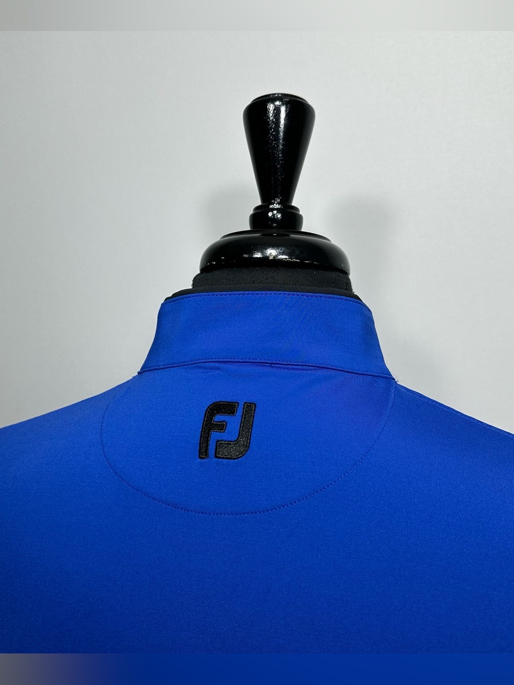 Footjoy 1/4 Zip Pullover Men's M Ocean Blue Performance Mid Layer Golf NO LOGOS!